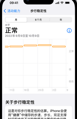 泰丰办事处iPhone手机维修如何在iPhone开启'步行稳定性通知'