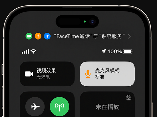 泰丰办事处苹果授权维修网点分享iPhone在通话时让你的声音更清晰 