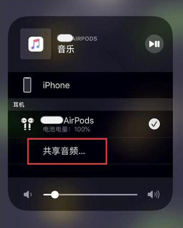 泰丰办事处苹果14音频维修点分享iPhone14音频共享设置方法 