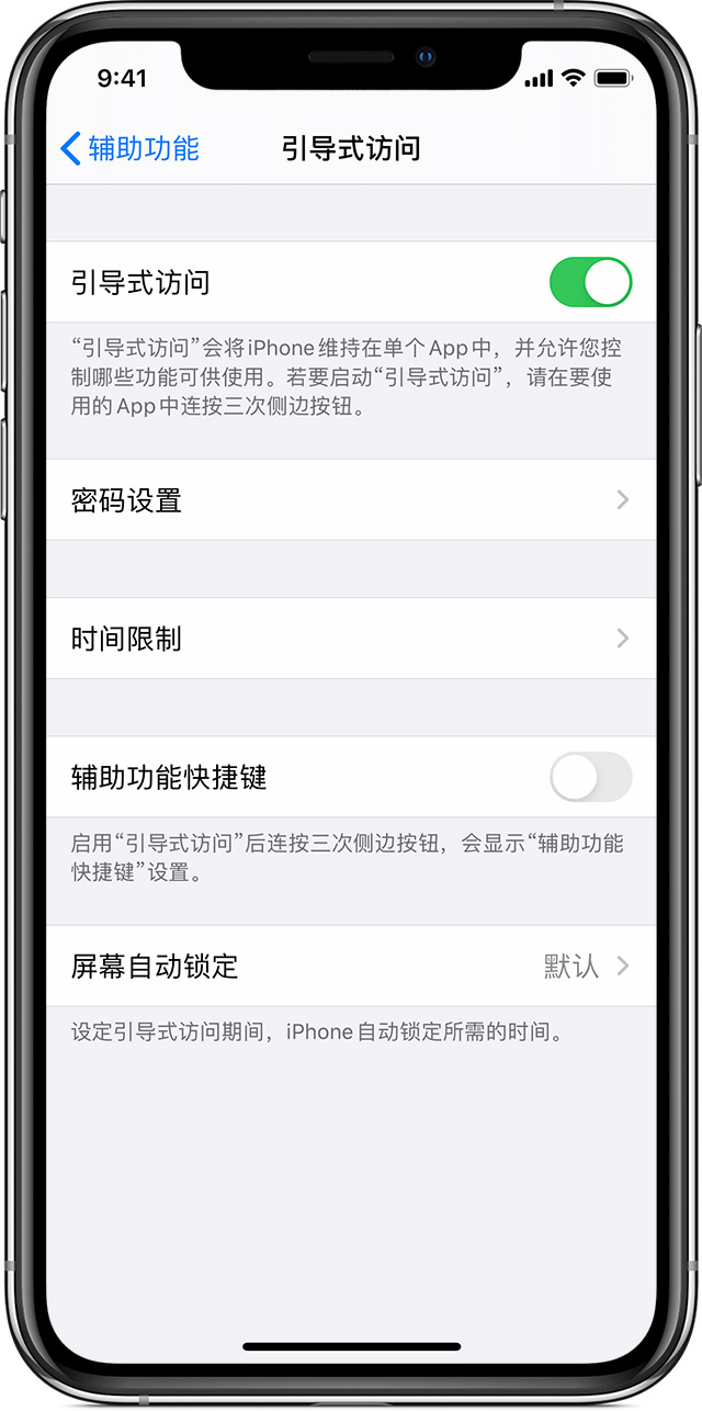 泰丰办事处苹果手机维修分享如何在 iPhone 上退出引导式访问 