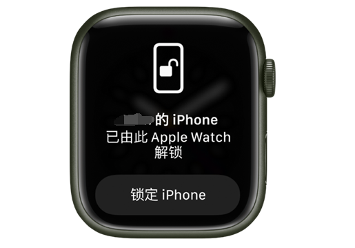 泰丰办事处苹果手机维修分享用 AppleWatch 解锁配备面容 ID 的 iPhone方法 