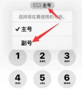 泰丰办事处苹果14维修店分享iPhone 14 Pro Max使用副卡打电话的方法 