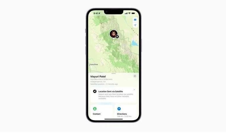 泰丰办事处苹果14维修分享iPhone14系列中 FindMy功能通过卫星分享位置方法教程 